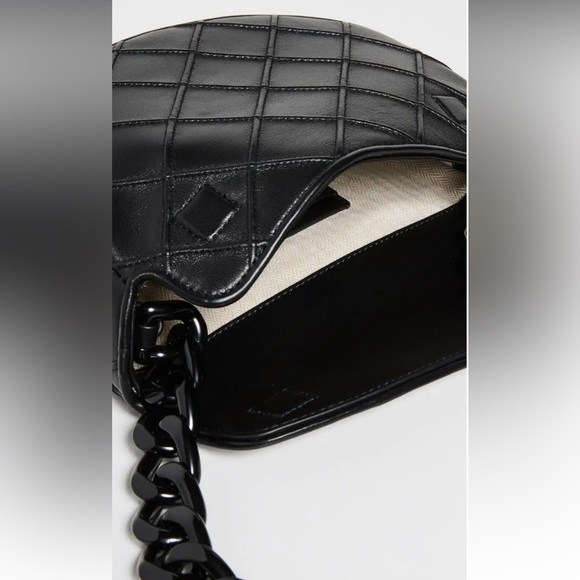 NWT Tory Burch Fleming Mini Crescent Shoulder Bag - Picture 12 of 12